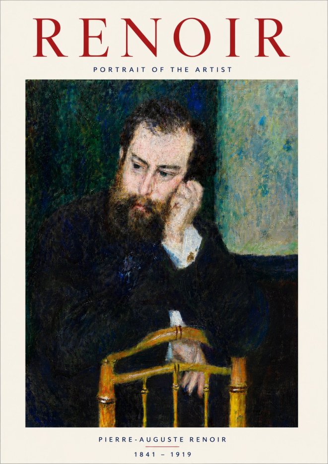 Renoir Portrait of the Artist No5 - Juliste