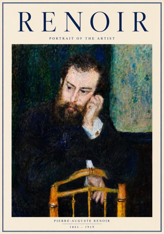 Renoir Portrait of the Artist No6 - Juliste