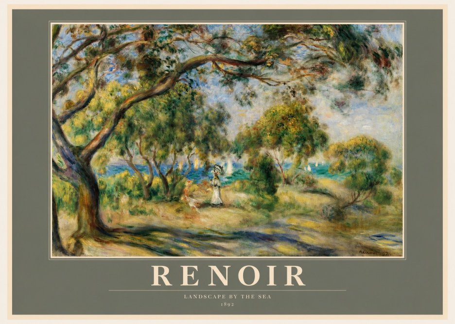 Renoir Landscape Near Cagnes IV No2 - Juliste