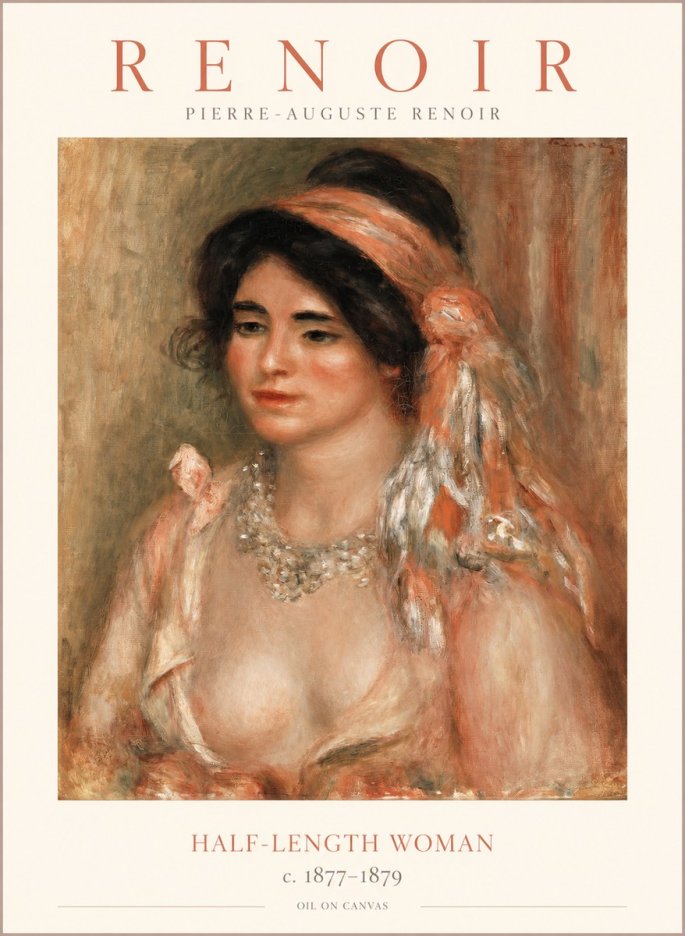 Renoir Half-length Woman No1 - Juliste