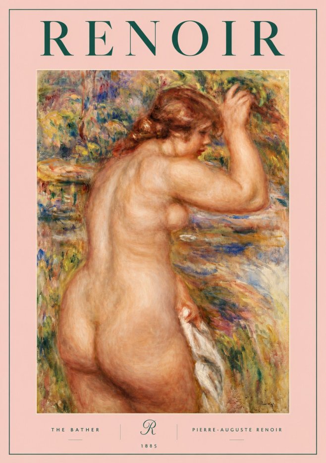 Renoir Bather No5 - Juliste