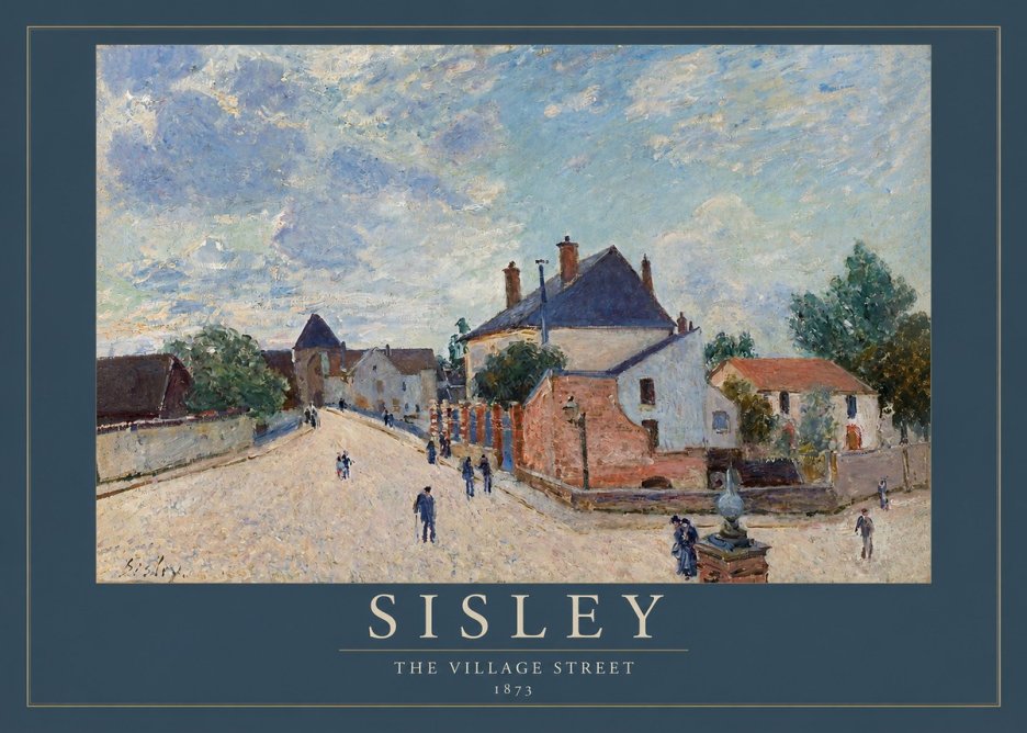 Sisley The Village Street No2 - Juliste