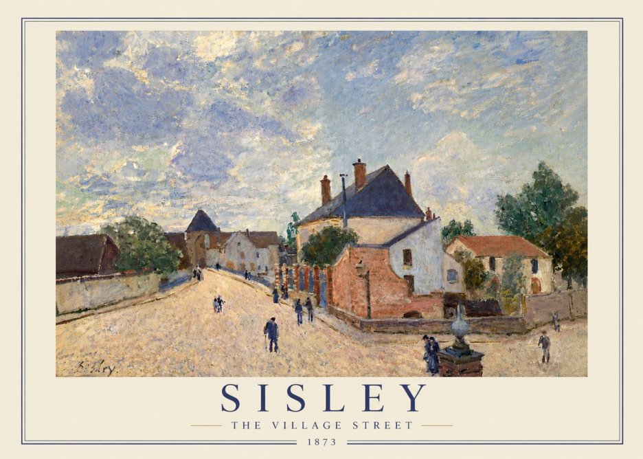 Sisley The Village Street No4 - Juliste