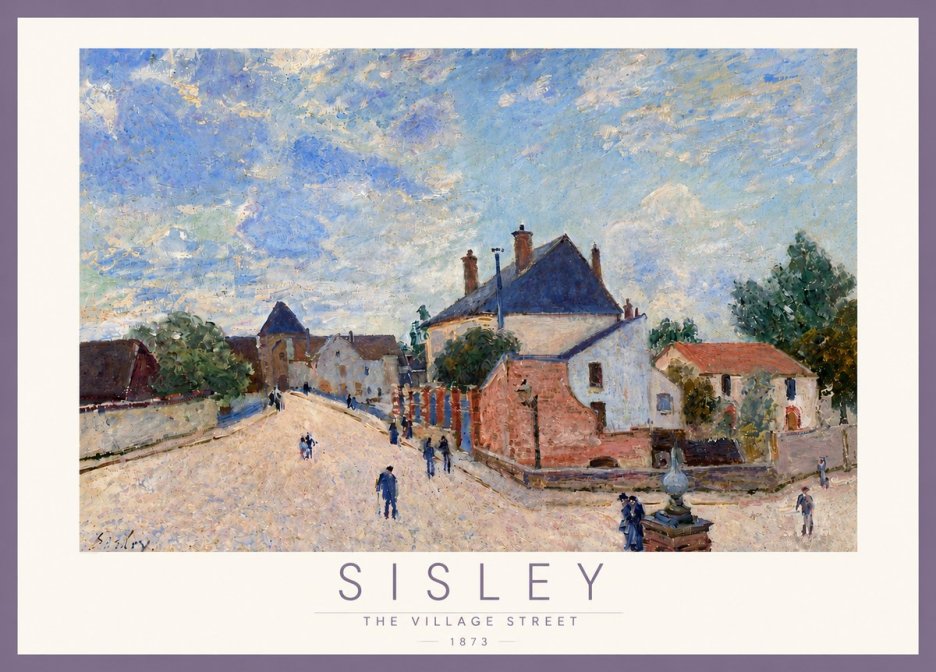 Sisley The Village Street No5 - Juliste