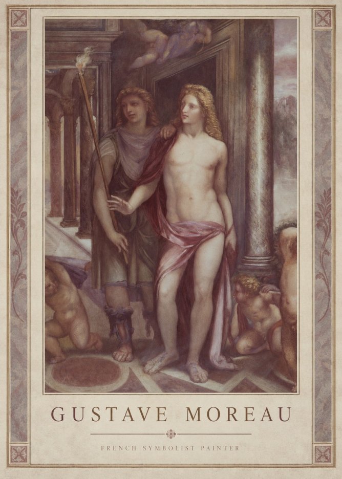 Gustave Moreau Youth No1 - Juliste