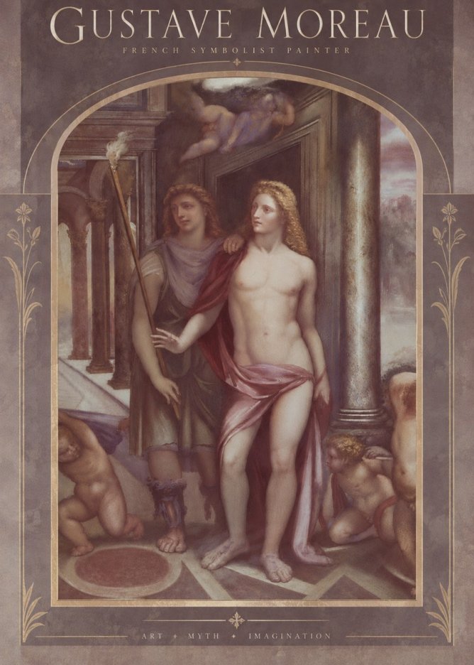 Gustave Moreau Youth No6 - Juliste