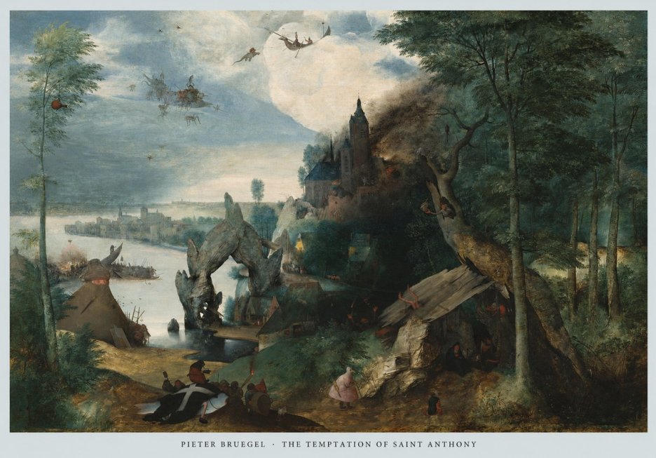 Pieter Bruegel The Temptation of Saint Anthony No6 - Juliste
