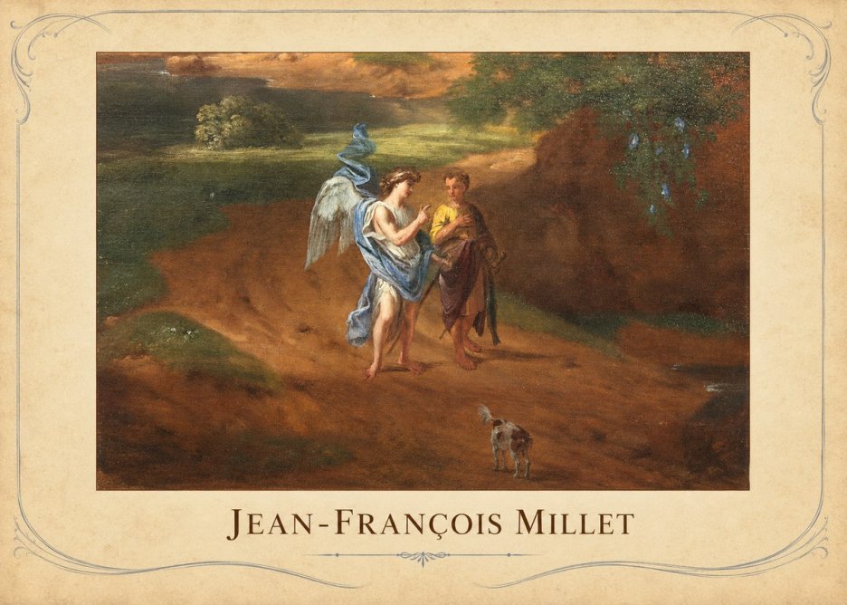 Jean-François Millet Tobias and the Angel No3 - Juliste