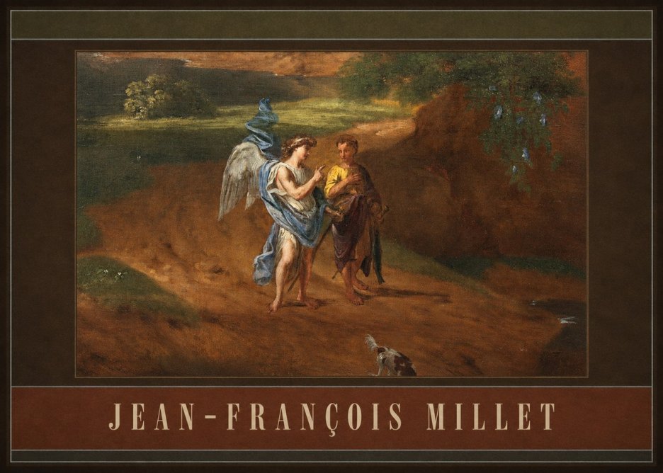 Jean-François Millet Tobias and the Angel No4 - Juliste