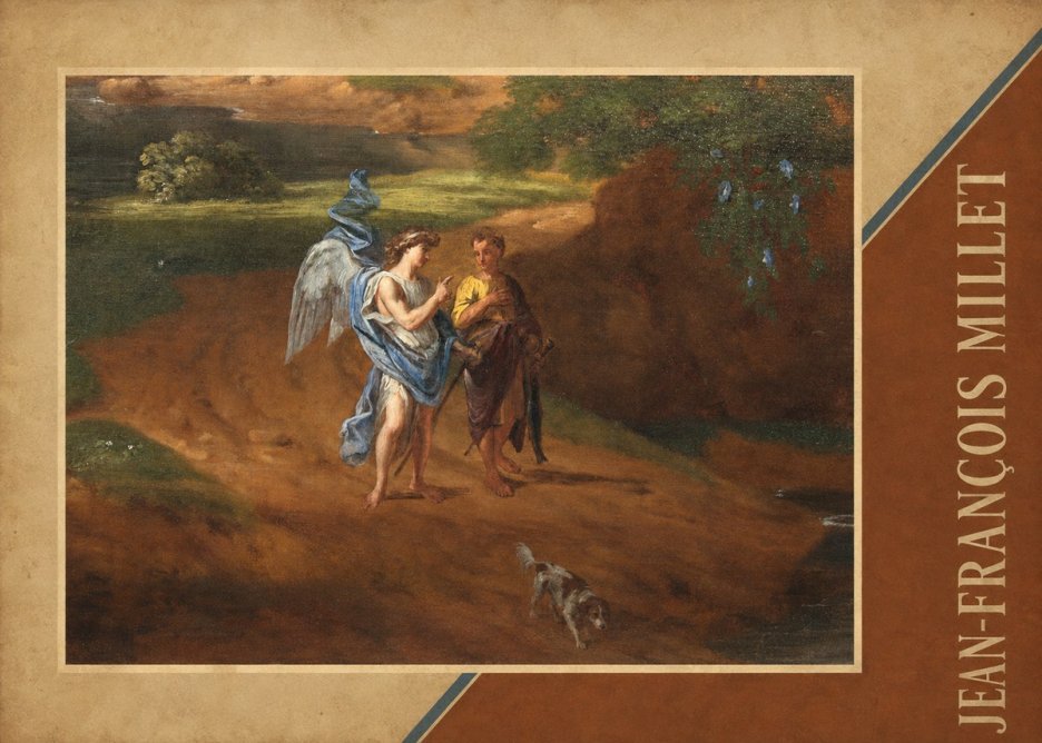 Jean-François Millet Tobias and the Angel No5 - Juliste
