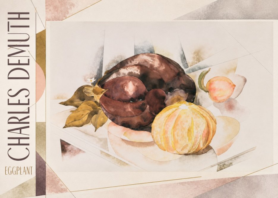 Charles Demuth Eggplant No2 - Juliste