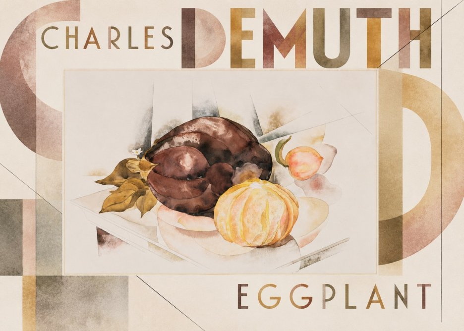 Charles Demuth Eggplant No5 - Juliste
