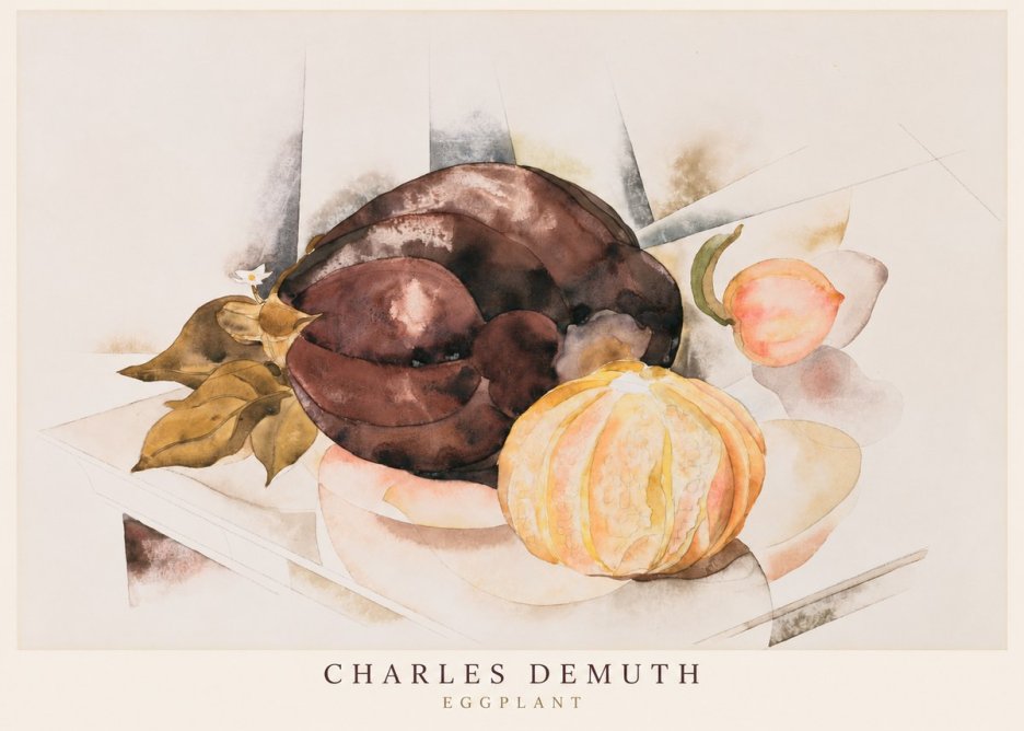 Charles Demuth Eggplant No6 - Juliste