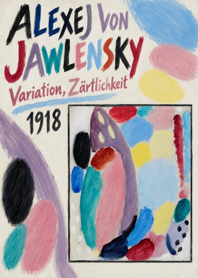 Alexej von Jawlensky Variation, Zärtlichkeit No6 - Juliste