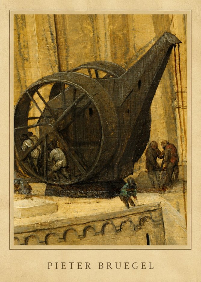 Pieter Bruegel The Crane No4 - Juliste