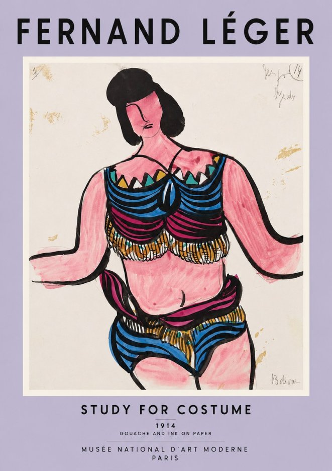 Fernand Léger Bolivian No4 - Juliste