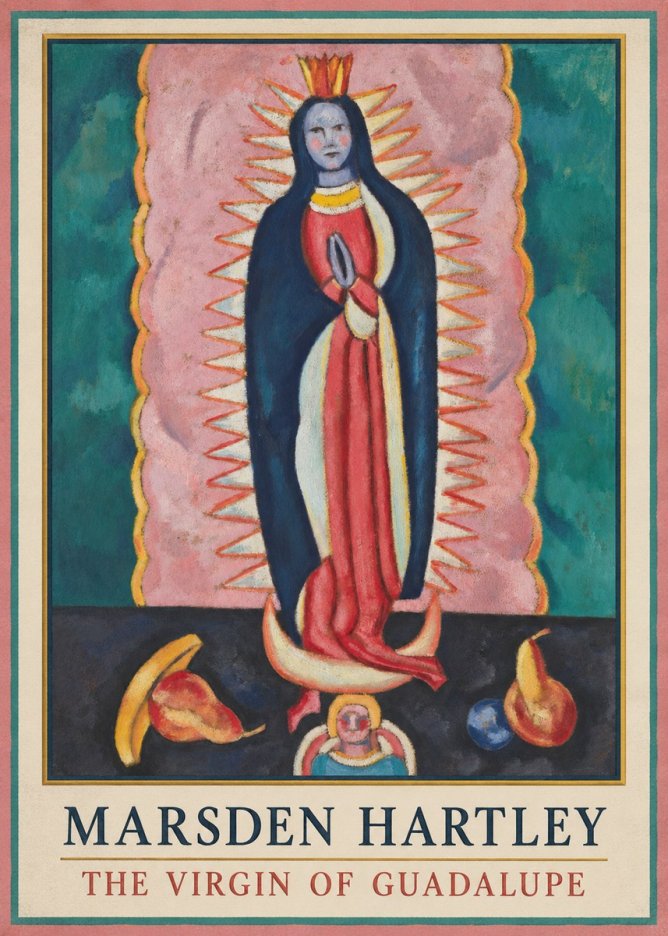 Marsden Hartley The Virgin of Guadalupe No1 - Juliste
