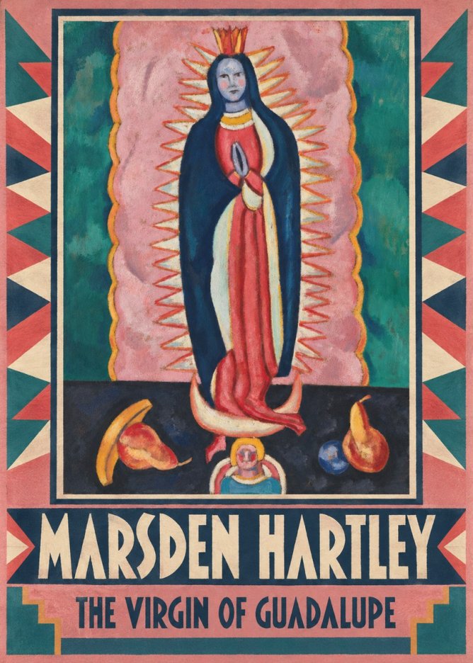 Marsden Hartley The Virgin of Guadalupe No6 - Juliste