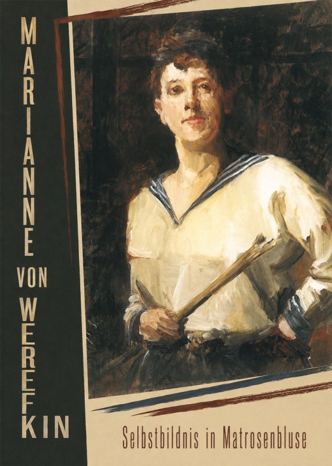 Marianne von Werefkin Selbstbildnis in Matrosenbluse No2 - Juliste