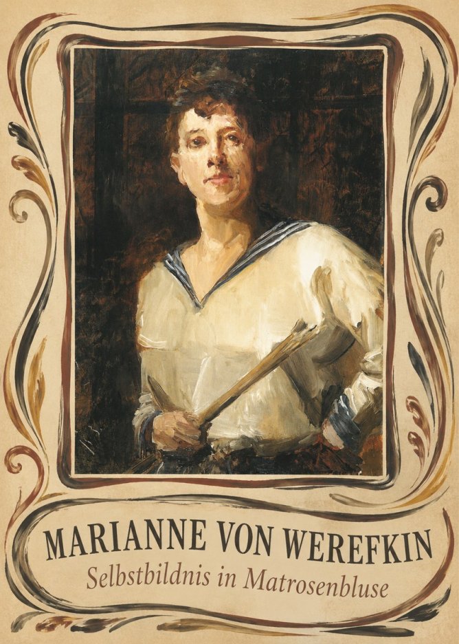 Marianne von Werefkin Selbstbildnis in Matrosenbluse No3 - Juliste