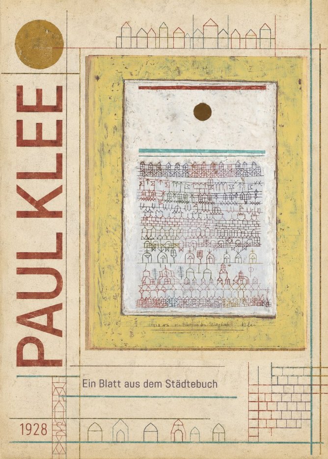 Paul Klee Ein Blatt Aus Dem Städtebuch No6 - Juliste