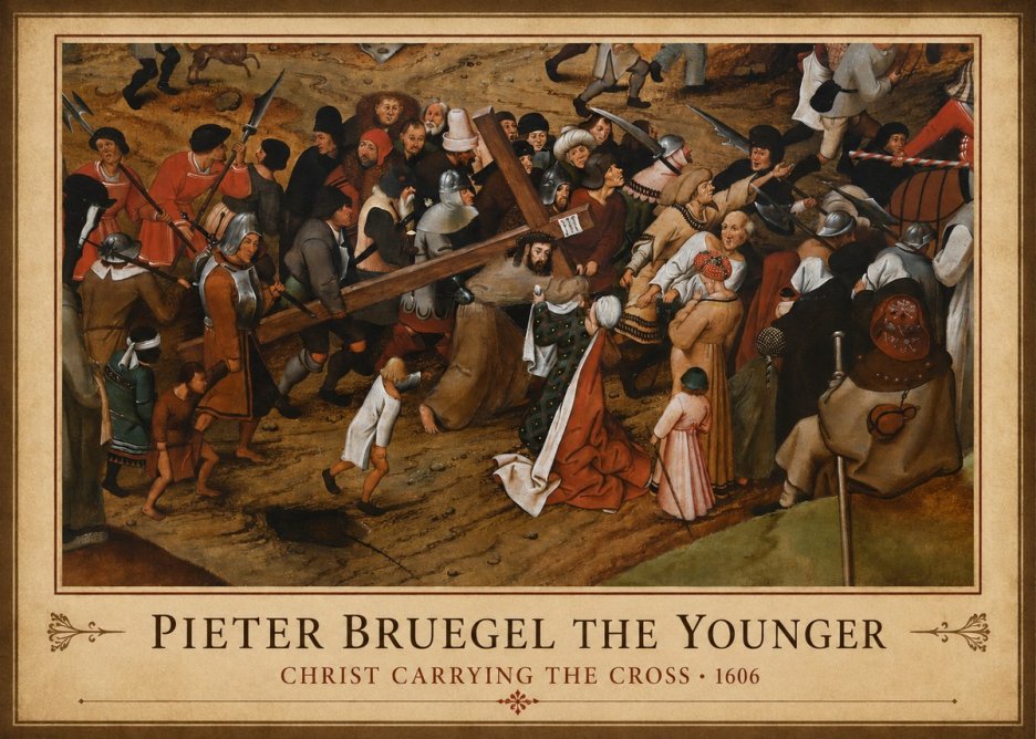Pieter Bruegel Christ Carrying the Cross II No1 - Juliste