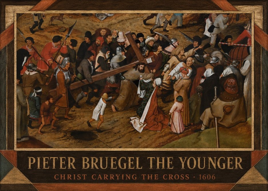 Pieter Bruegel Christ Carrying the Cross II No3 - Juliste