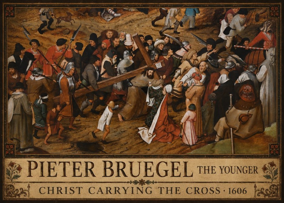 Pieter Bruegel Christ Carrying the Cross II No4 - Juliste