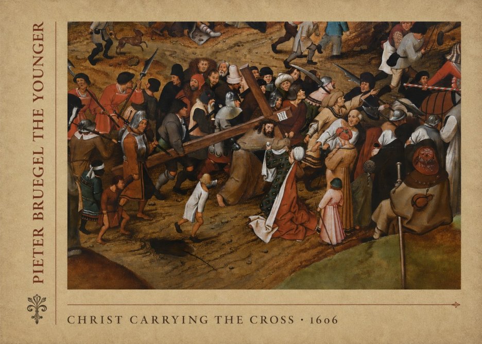 Pieter Bruegel Christ Carrying the Cross II No5 - Juliste