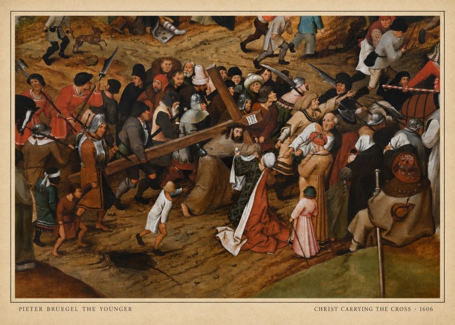 Pieter Bruegel Christ Carrying the Cross II No6 - Juliste