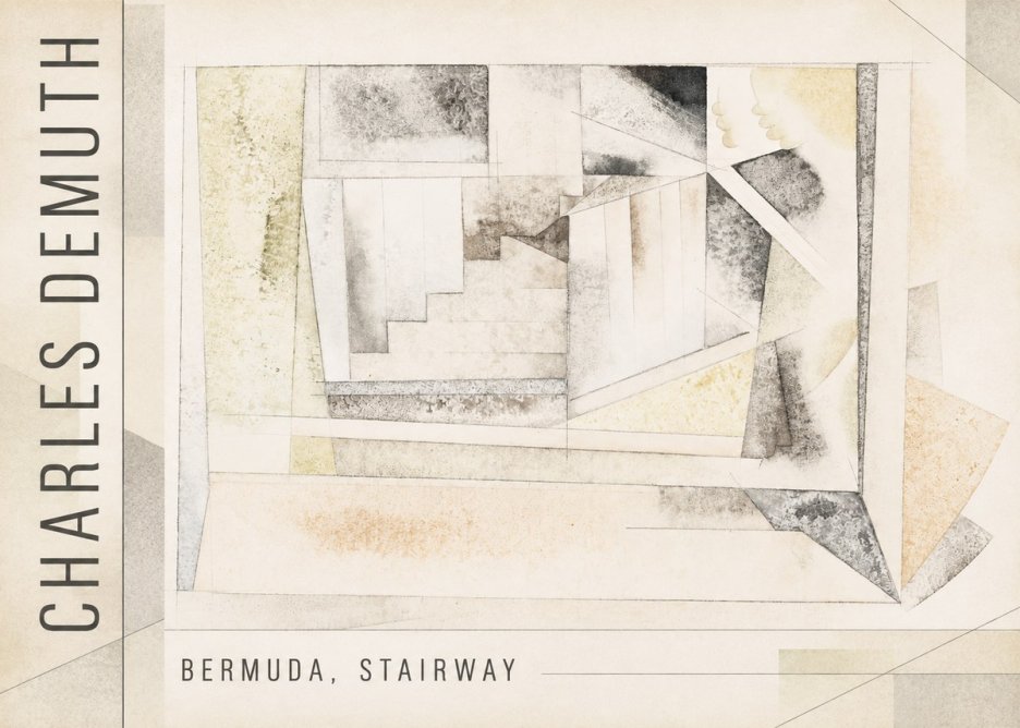 Charles Demuth Bermuda, Stairway No2 - Juliste