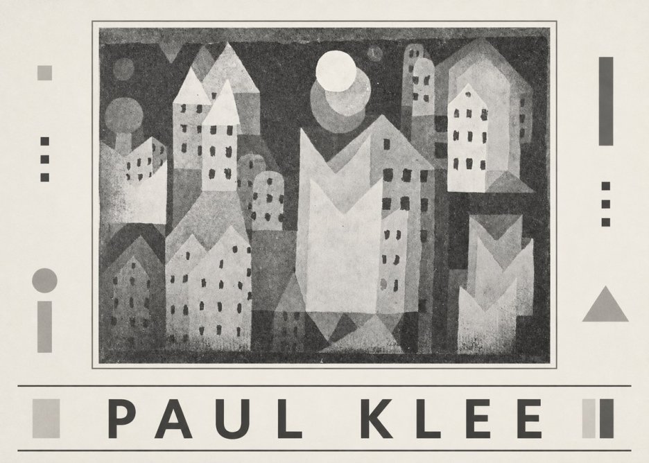 Paul Klee City of Churches No6 - Juliste