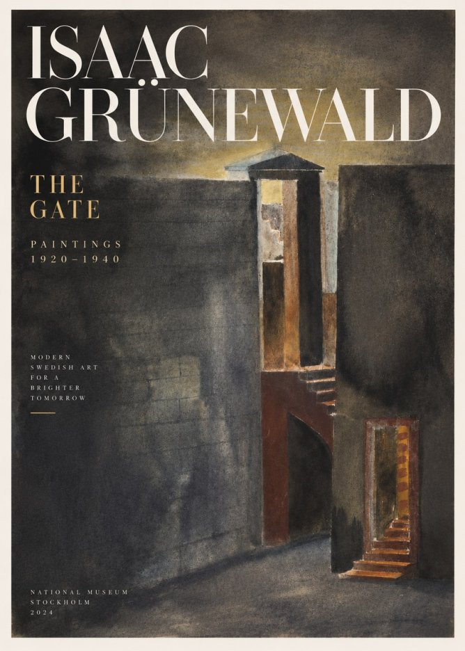 Isaac Grünewald Architectural Fantasy No3 - Juliste