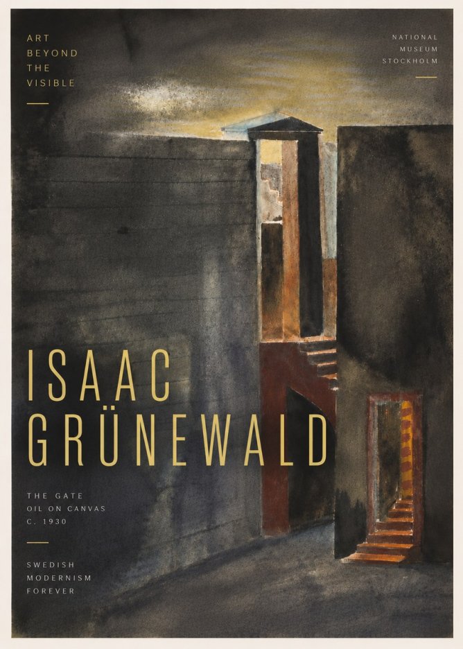 Isaac Grünewald Architectural Fantasy No6 - Juliste