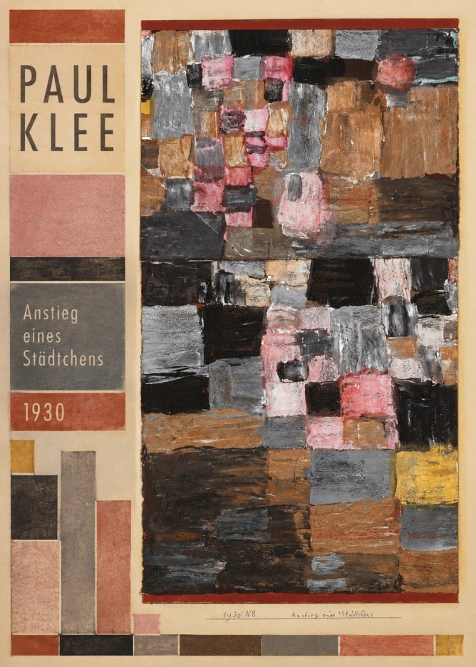 Paul Klee Anstieg Eines Städtchens No3 - Juliste