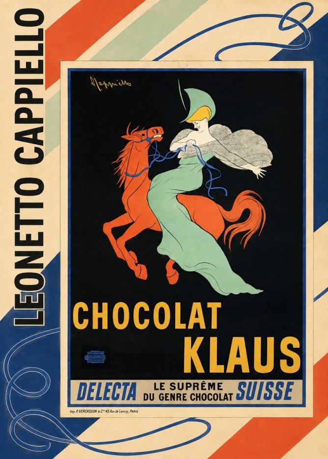 Leonetto Cappiello Chocolat Klaus II No2 - Juliste