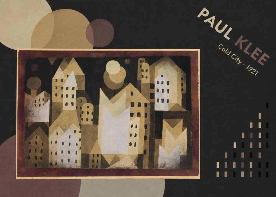 Paul Klee Cold City No5 - Juliste