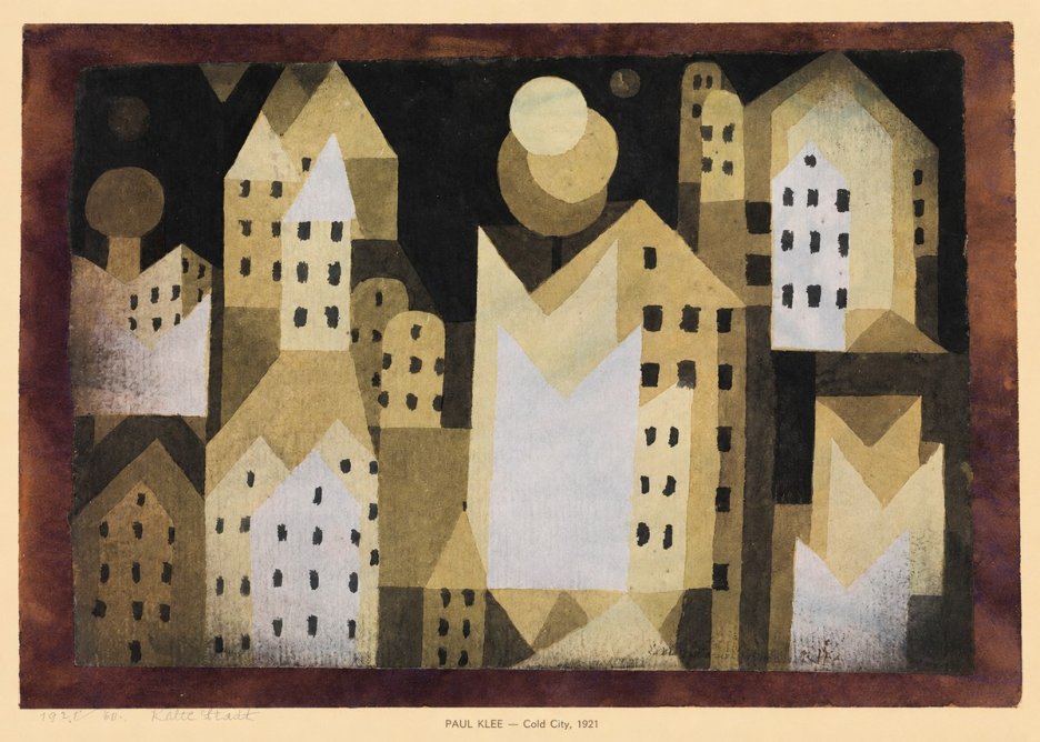 Paul Klee Cold City No6 - Juliste