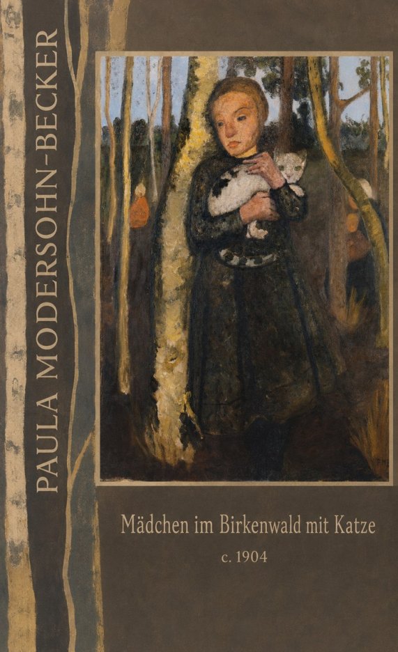 Paula Modersohn-Becker Mädchen Im Birkenwald Mit Katze No2 - Juliste