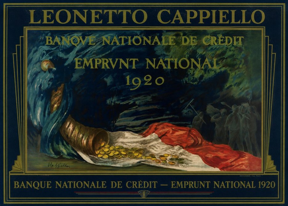 Leonetto Cappiello Banque Nationale De Crédit - Emprunt National 1920 No1 - Juliste