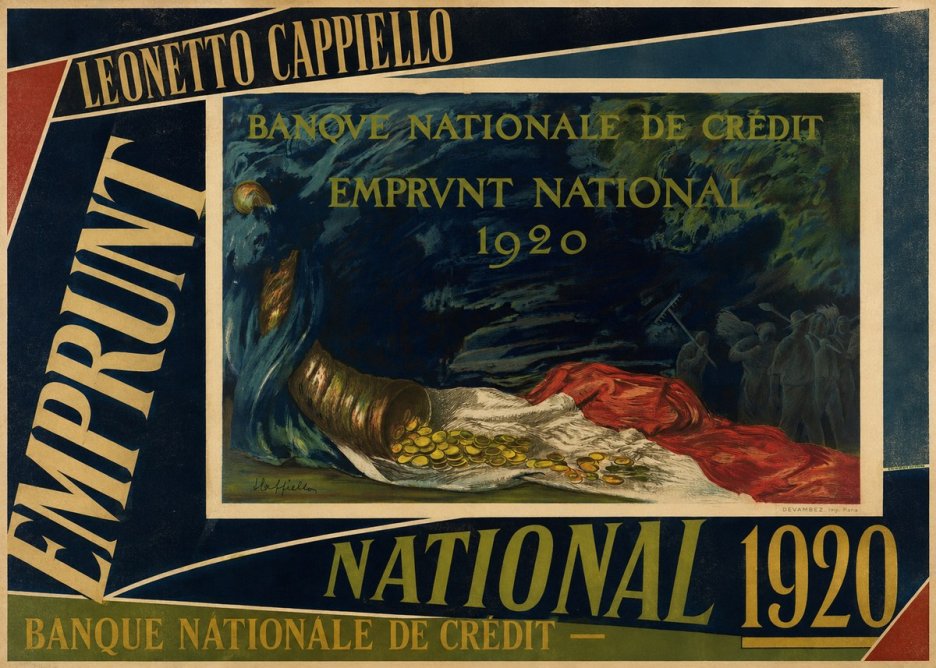 Leonetto Cappiello Banque Nationale De Crédit - Emprunt National 1920 No5 - Juliste