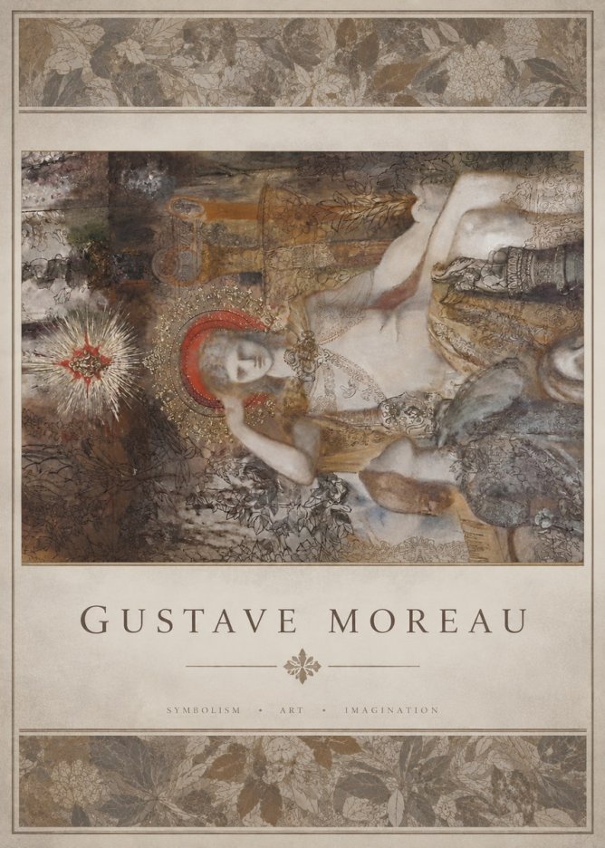 Gustave Moreau Saint Sebastian II No4 - Juliste