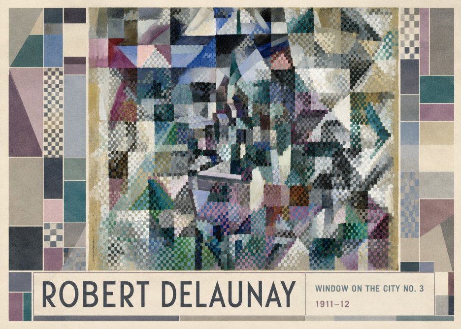 Robert Delaunay Window on the City No. 3 No1 - Juliste
