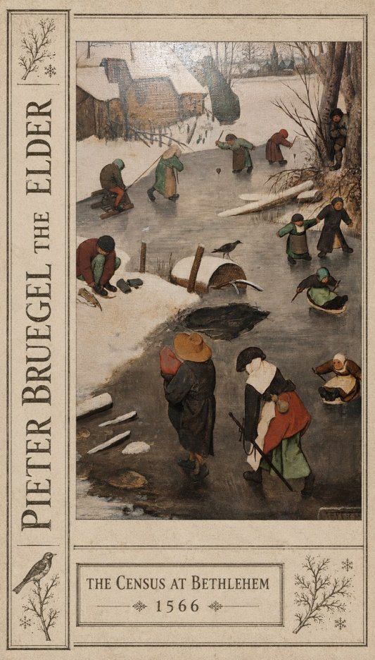 Pieter Bruegel The Census at Bethlehem II No2 - Juliste