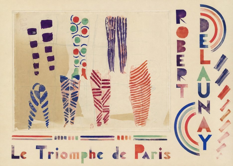 Robert Delaunay Le Triomphe De Paris IV No5 - Juliste