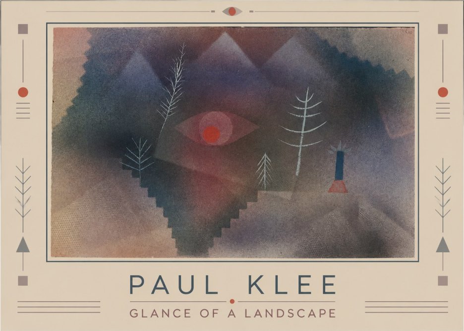 Paul Klee Glance of a Landscape No1 - Juliste