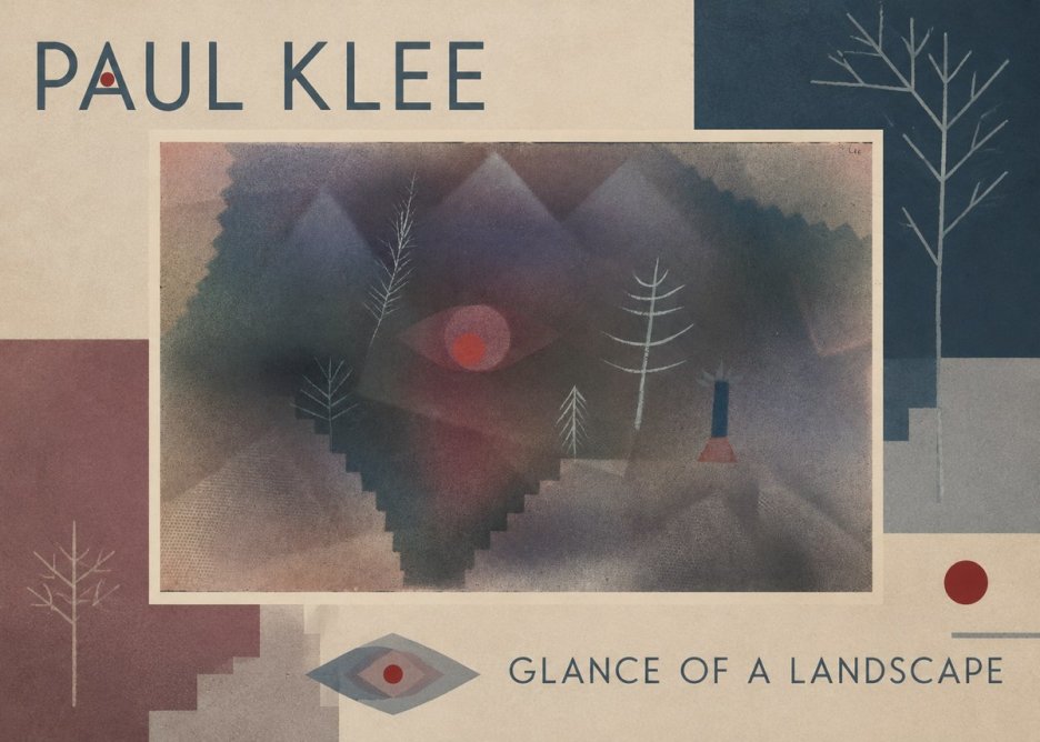 Paul Klee Glance of a Landscape No2 - Juliste