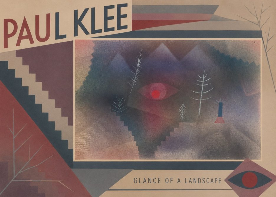 Paul Klee Glance of a Landscape No5 - Juliste