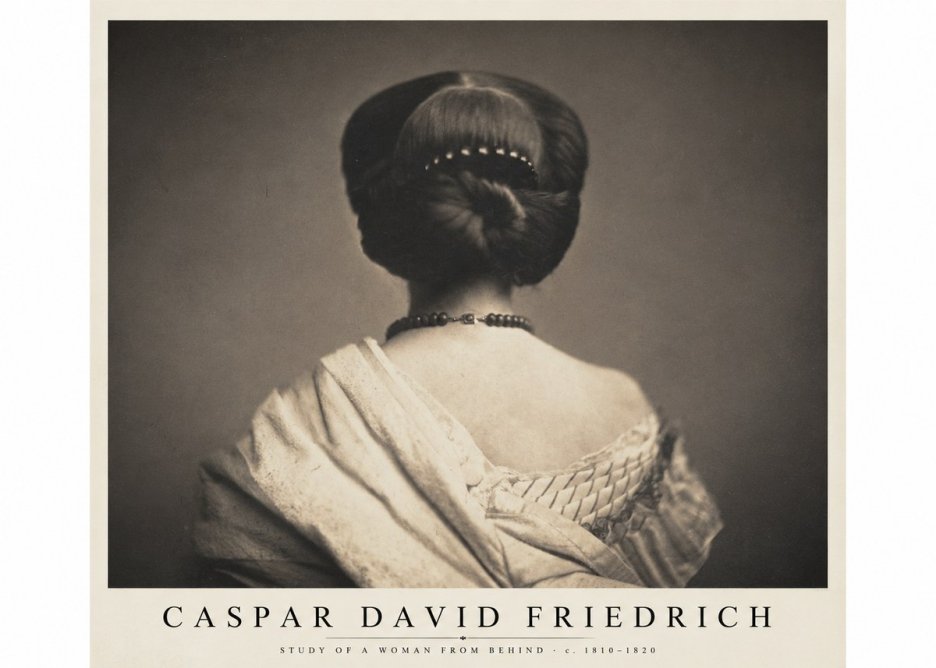 Caspar David Friedrich Study of a Woman from Behind No1 - Juliste