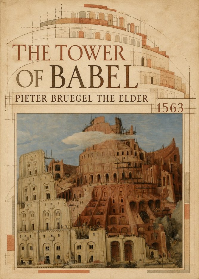 Pieter Bruegel The Tower of Babel XIII No5 - Juliste